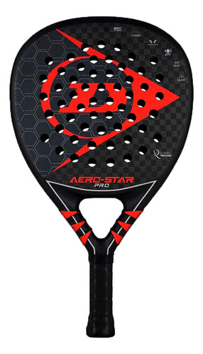 Paleta Dunlop Padel Unisex Dlp Aero Star Pro Neg-rj Ras Color Negro-rojo