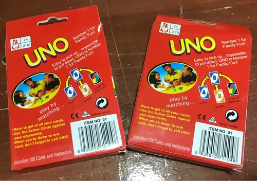 Cartas Uno Para Niños