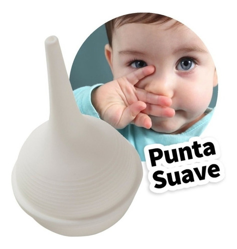 Aspirador Nasal Safety Punta Suave Flexible Bebe Cuota