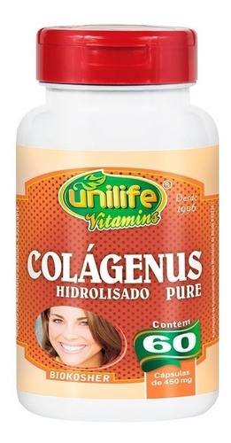 Colagenus Puro Hidrolizado 60 Cápsulas Unilife