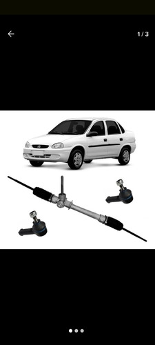 Caixa Direção Mecânica + Terminal Corsa Classic 2004 2005