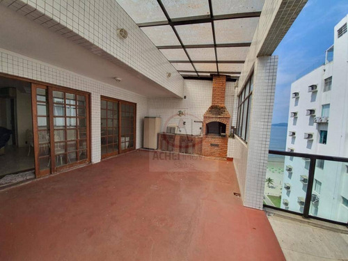 Imagem 12 de 19 de Cobertura Com 3 Dormitórios, 1 Suíte 2 Vaga À Venda, 300 M² Por R$ 2.600.000 - Boqueirão - Santos/sp - Co0090