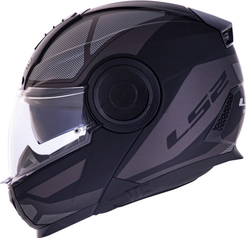 Capacete Ls2 Scope Ff902 Mask Preto/tit 64/xxl Cor Preto/Titânio Tamanho do capacete 63 / 64 cm