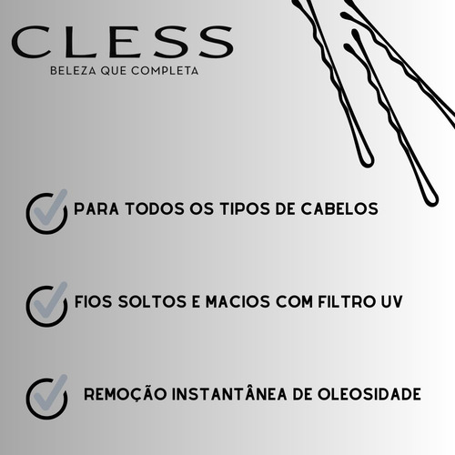 Kit 02un Shampoo A Seco Cabelos Oleosos Neez E Cless