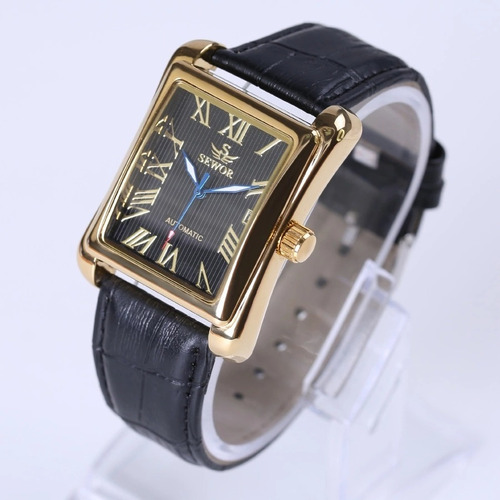 Reloj Mecánico Automático Rectangular Sewor