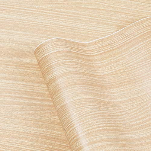Caltero Maple Wood Contact Paper 17.7''×78.7''wood Peel And 