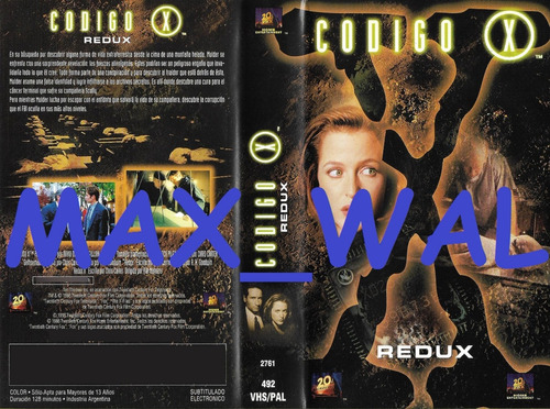 Codigo X The X-files Vhs Redux