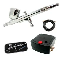 Comprar Set Completo Para Tatuaje Temporal Aerógrafo Compresor