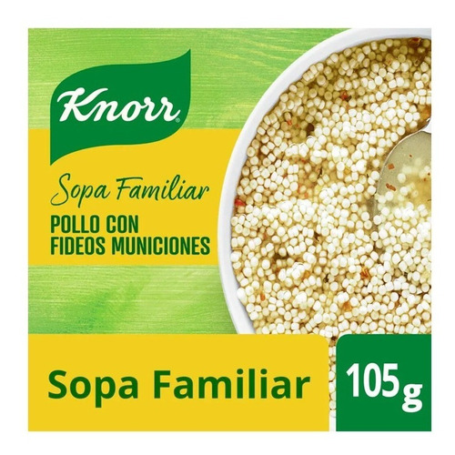 Knorr Sopa Familiar Pollo Con Fideos Municiones X 105 Gr