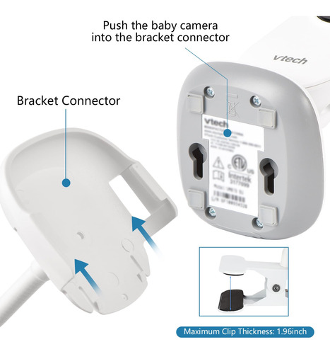 Soporte Flexible Para Monitor De Bebé Color Blanco Blanco