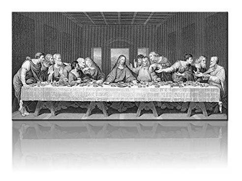 Arte De Pared En Blanco Y Negro La Última Cena 2ssvk