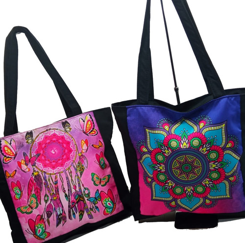 Bolso Grande 40 Diseños Bulldog,etc Sublimados Los Mejores!!