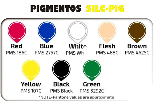 Imagen 1 de 6 de Pigmento Cauchos Siliconas Silc X 1 Color 3gr Mascaras  