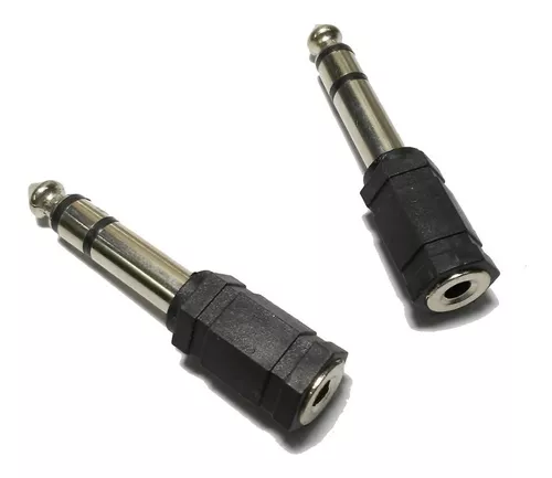 CONVERTIDOR PLUG 6.5mm A JACK 3.5mm AUDIO