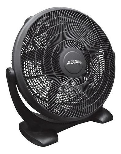 Ventilador Alta Velocidad Adir 2077 De Piso Cantidad de aspas 5 Estructura Negro Aspas Negro Material de las aspas Plástico