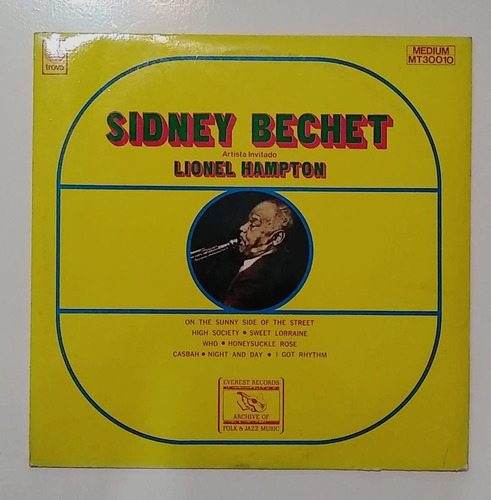 Vinilo Sidney Bechet Lionel Hampton Vg+