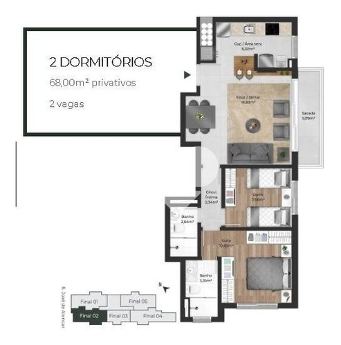 Imagem 12 de 15 de Apartamento - Menino Deus - Ref: 47018 - V-58469183