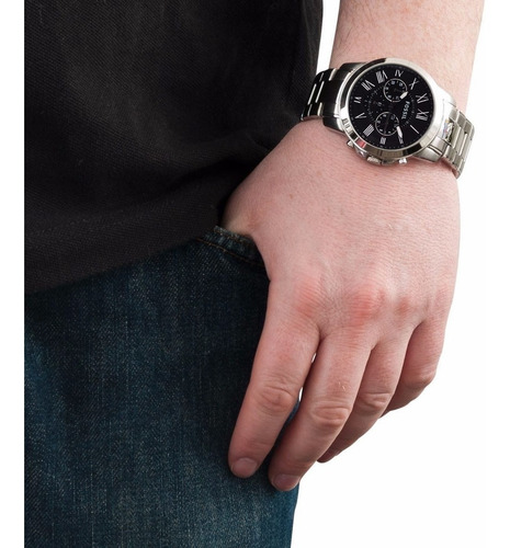 Relojes Fossil Fs4736 Acero Cronog Originales Nuevos En Caja