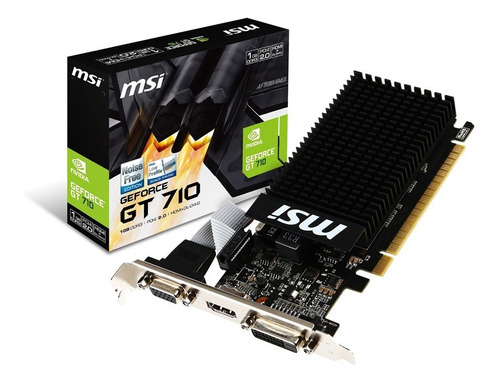 Placa Video Msi Geforce Gt 710 1gd3h Lp Low Profile 1gb Ddr3