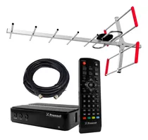 Comprar Kit Decodificador Tda Xt55 + Antena Tda + 20mts De Cable