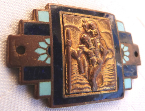 Monijor62-antiguo Coleccion Plaqueta San Cristobal C/esmalte (Usado)