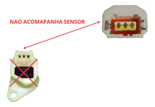 Plug Conector Do Sensor Velocidade Peugeot 206 C3 C5 Partner