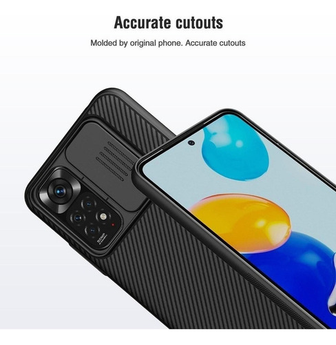 Imagen 5 de 7 de Xiaomi Redmi Note 11 / Note 11 Pro Carcasa Nillkin Camshield