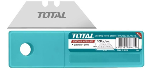 10x Repuesto Hoja Cuchillo Cartonero Retráctil Tht519001
