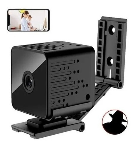 Imagen 1 de 5 de Camara Hd 1080p Mini Usb Ac Adaptador Espia Wifi App