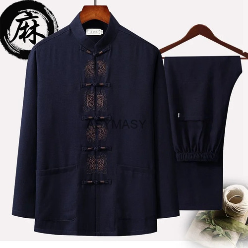 Camisa Yea Para Hombre Adulto Con Uniforme Largo De Tai Chi