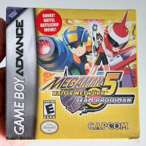 Megaman 5 Fita Game Cartucho Original Lacrado Usacoleção Gba