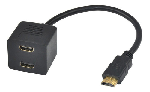 Hdmi Macho A 2 Cable Hdmi Hembra Splitter Adaptador