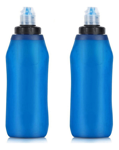 2 Botellas De Filtro De Agua De 500 Ml, Pajita, Plegable, Su