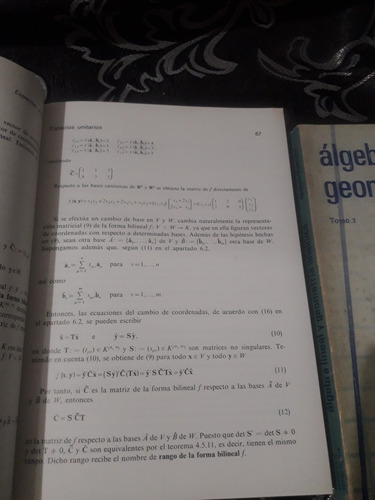 Imagen 8 de 10 de Libro Algebra Lineal Y Geometria Analítica 2 Tomos Heinhold