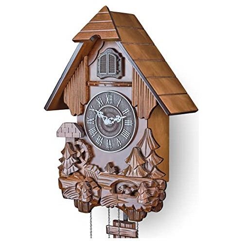 Reloj Cucú Modo Nocturno Automático, Péndulo Oscilan...