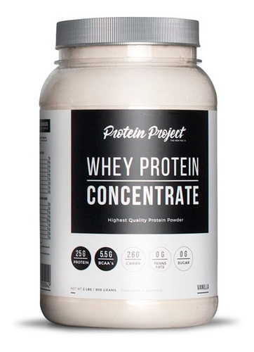 Whey Protein Concentrate 2 Lb 907 Gr Protein Project Proteína Concentrada 0% Azúcar