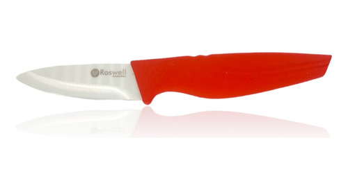 Cuchillo Porcelana Mango Rojo 7,5 Cm Crystal Rock