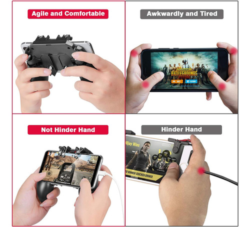 Mobile Game Controller For iPhone & Android, Pubg Mobile ...