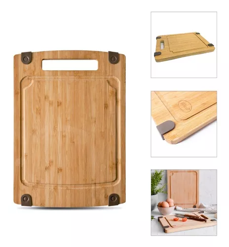 Tabla Picar Madera Bambu 33x23 Cm Cortar Cocina Hudson Zztt Nombre Del  Diseño Bamb