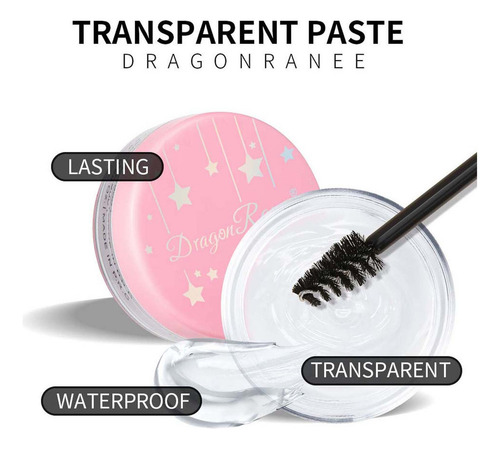 Crema Modeladora De Cejas N, Gel Transparente, Pegamento Par