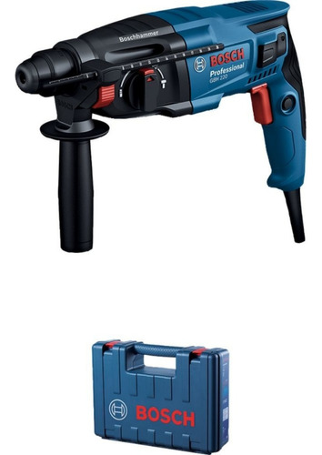 Rotomartillo electroneumático Bosch Professional GBH 220 azul con 720W de potencia 127V