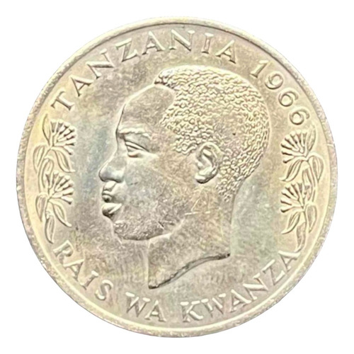 Tanzania - 1 Shilingi - Año 1966 - Km #4 - Antorcha