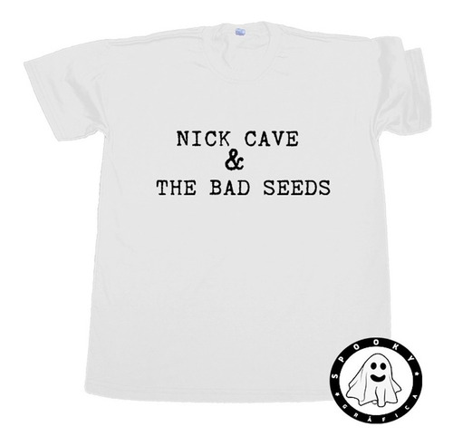 Remera Nick Cave And The Bad Seeds Logos Algodón Premium