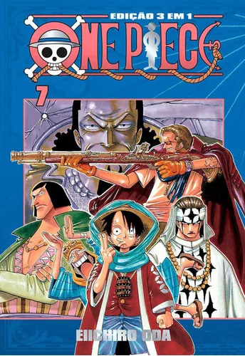 One Piece 3 Em 1 Mangá Vol. 1 Ao 4 - Kit Nova Coleção Panini