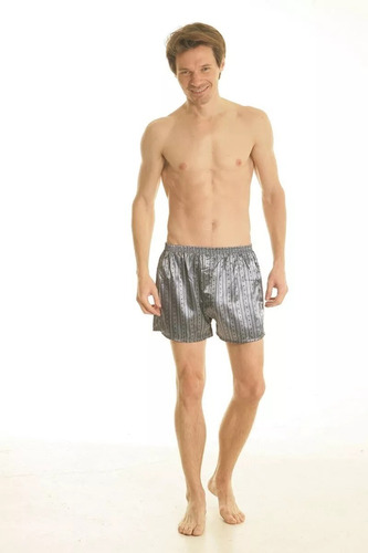 Imagen 1 de 8 de Boxer Calzoncillo Hombre Seda Boselli