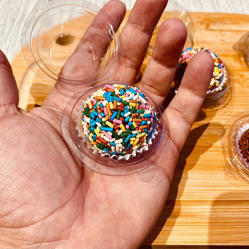 Imagem 6 de 10 de Embalagem Individual Para Brigadeiro Doces C/ 500 Un