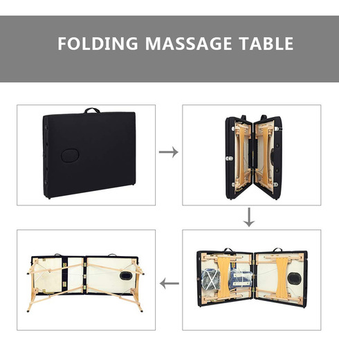 Cama De Masaje Portátil Ajustable Con Bolsa De Transporte Ne Color