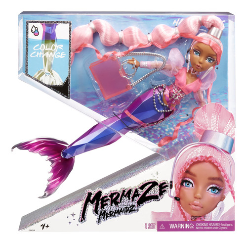 Mermaze - Muñeca De Sirena Harmonique Que Cambia De Color .