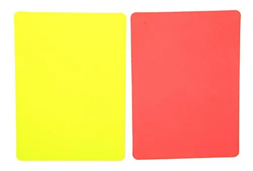 Tarjeta Roja Y Amarilla Para Árbitros De Fútbol, Herramienta