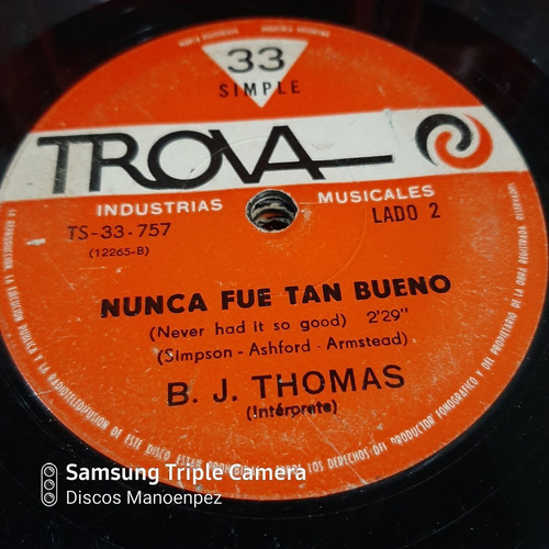 Simple B. J. Thomas Trova 33757 C21